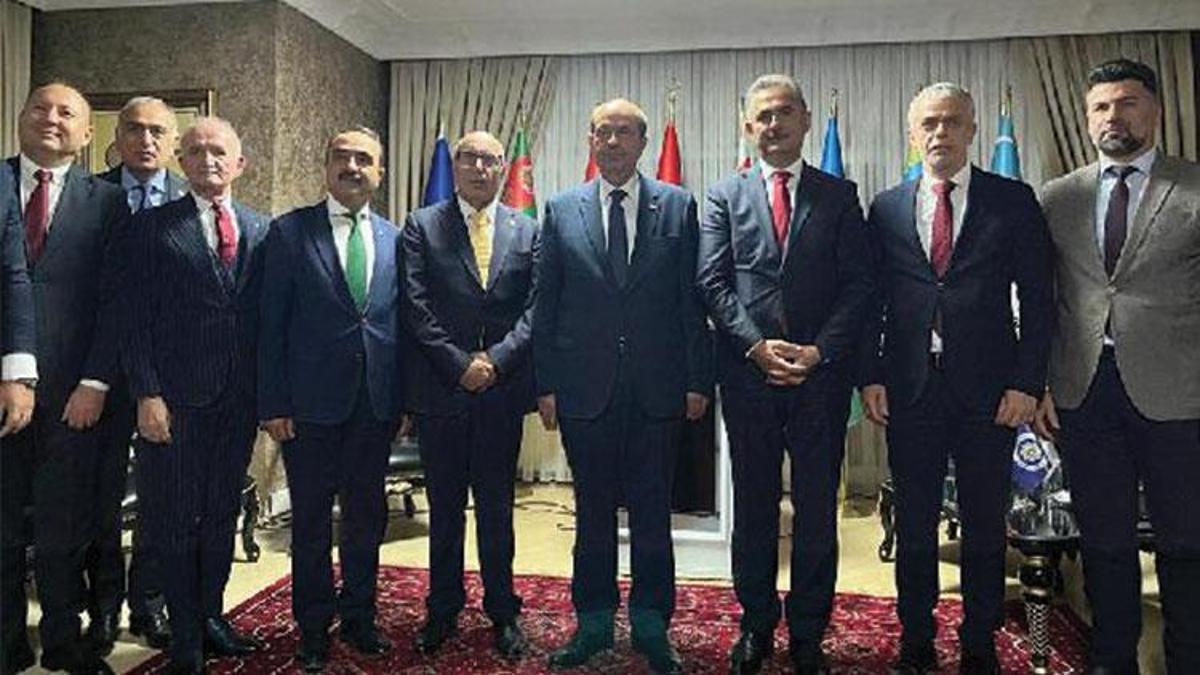 KKTC Cumhurbaşkanı Tatar, TDMMB'yi ziyaret etti