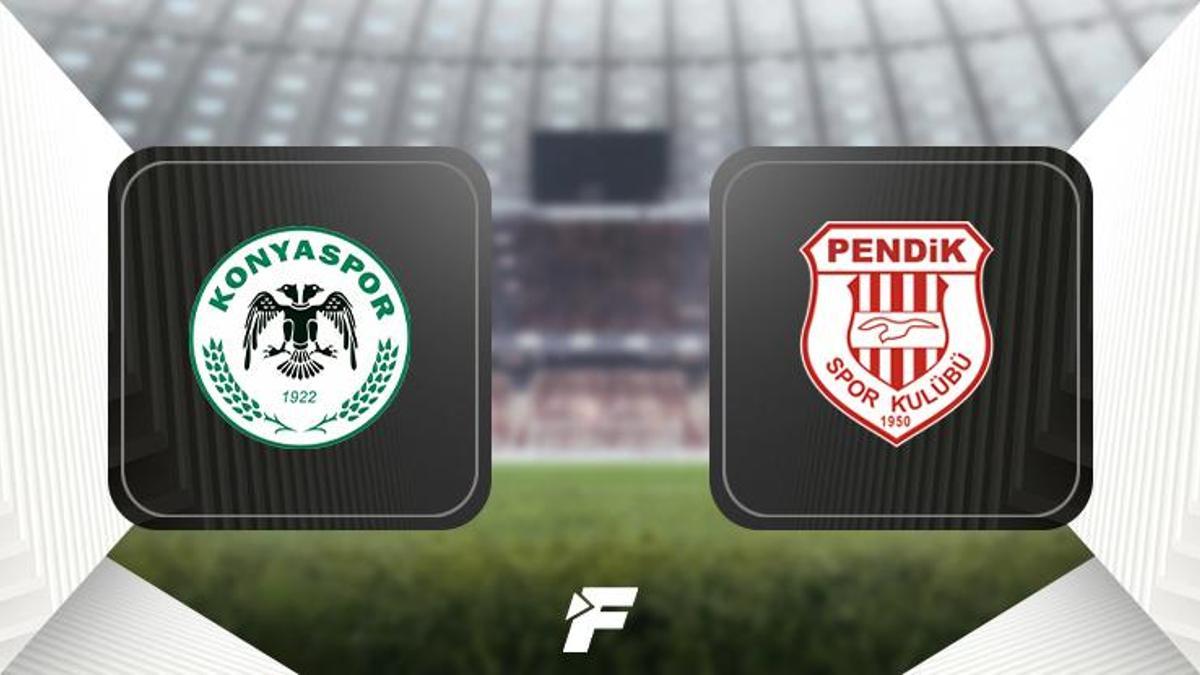 Konyaspor-Pendikspor (11'ler belli oldu)