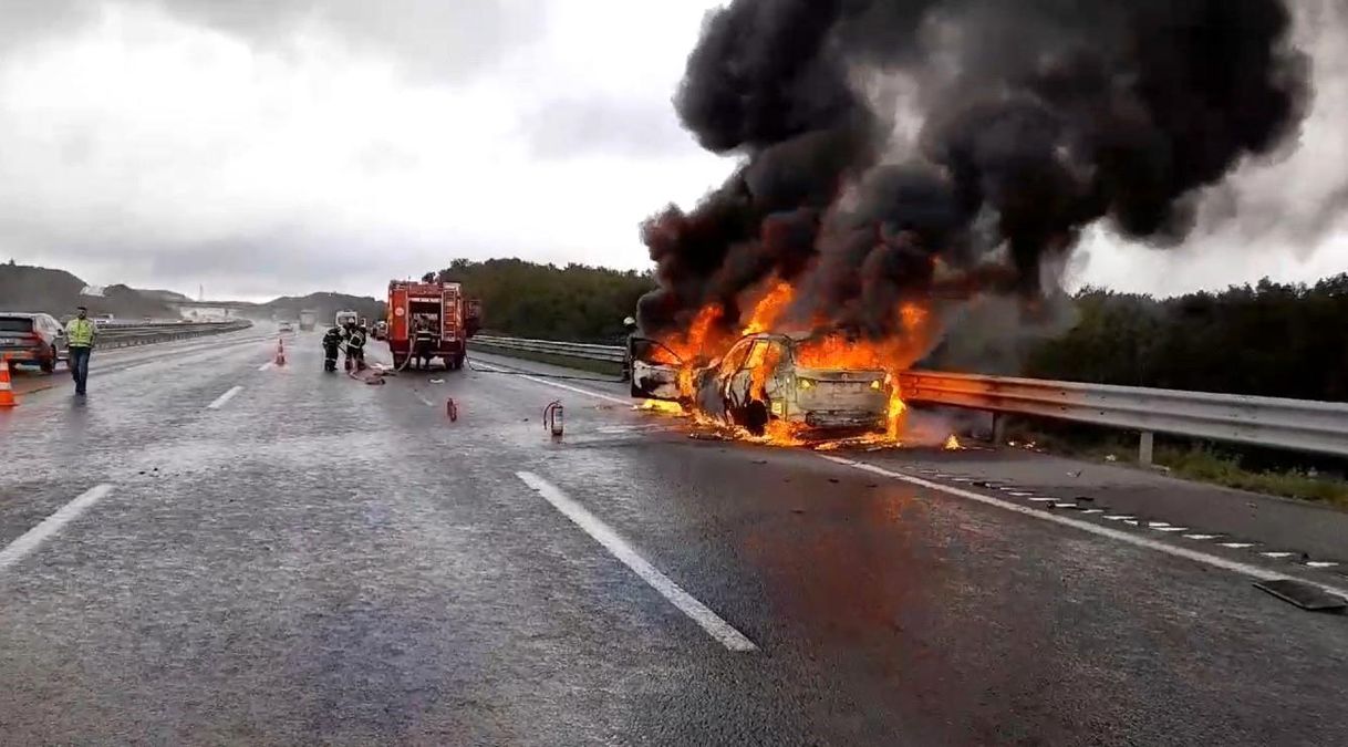 Kuzey Marmara Otoyolu'nda zincirleme kaza: 4 yaralı