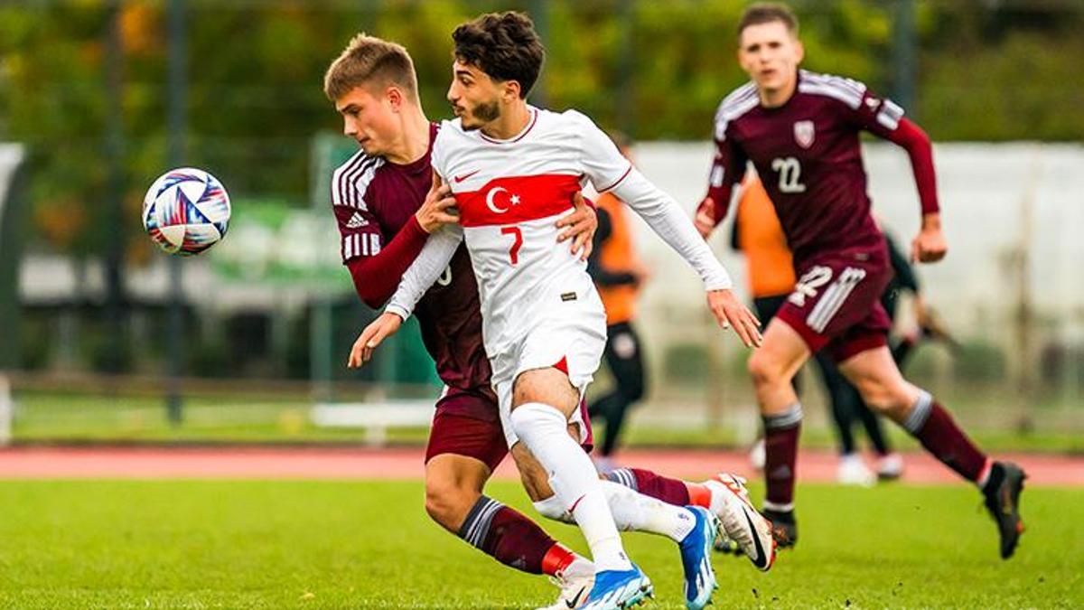 Letonya-Türkiye maç sonucu: 2-1 (ÖZET) Ümit Milli Futbol Takımı deplasmanda kayıp