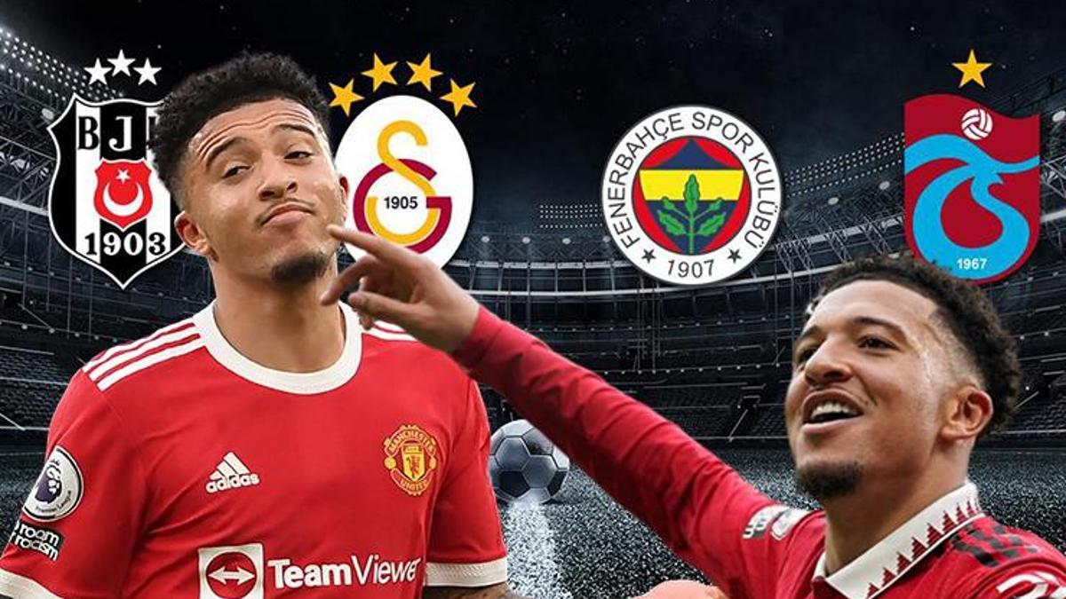 Manchester United'ın yıldızı Jadon Sancho'ya Süper Lig'den talip!