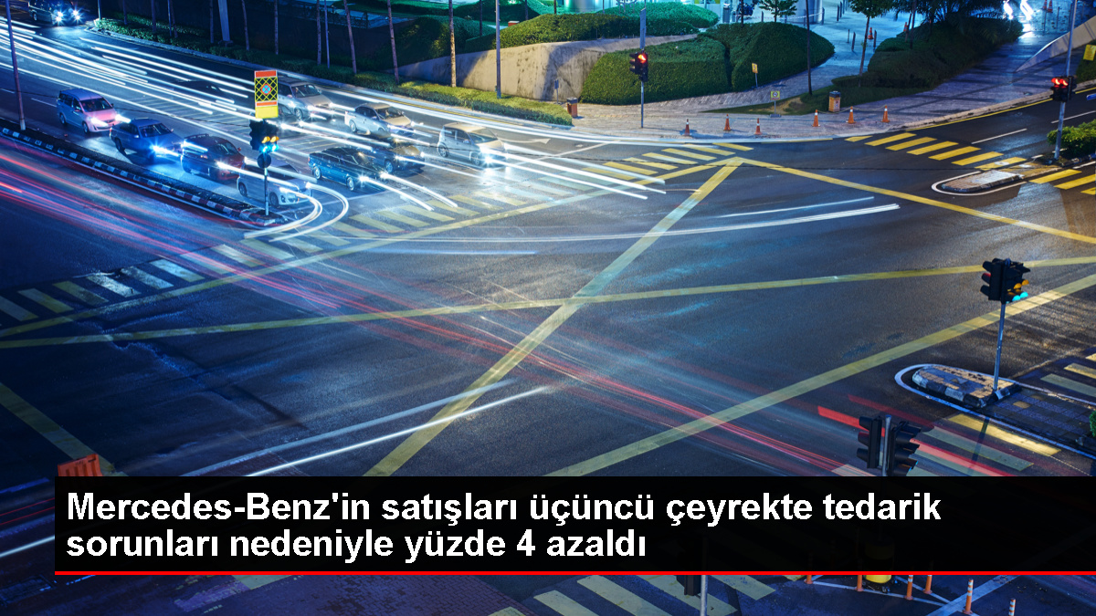 Mercedes-Benz'in Araç Satışları Yüzde 4 Azaldı