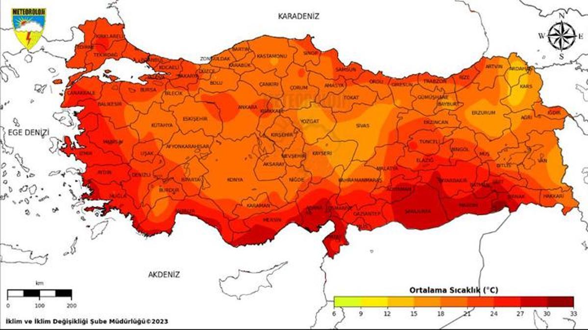 Meteoroloji 'Mevsimlik Sıcaklık Analizi'ni yayımladı: Son 53 yılın en sıcak 7. yazı...