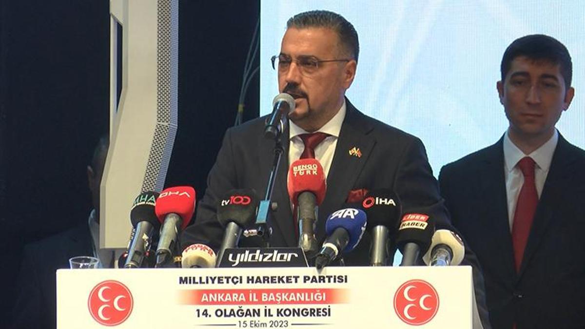 Milliyetçi Hareket Partisi'nin Ankara İl Başkanı olarak tekrar Alparslan Doğan seçildi