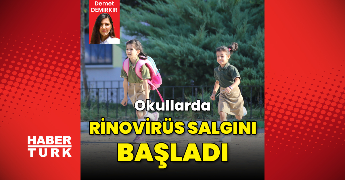 Okullarda rinovirüs salgını başladı!