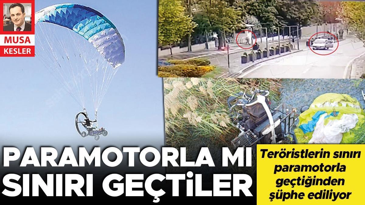 Paramotorla mı sınırı geçtiler