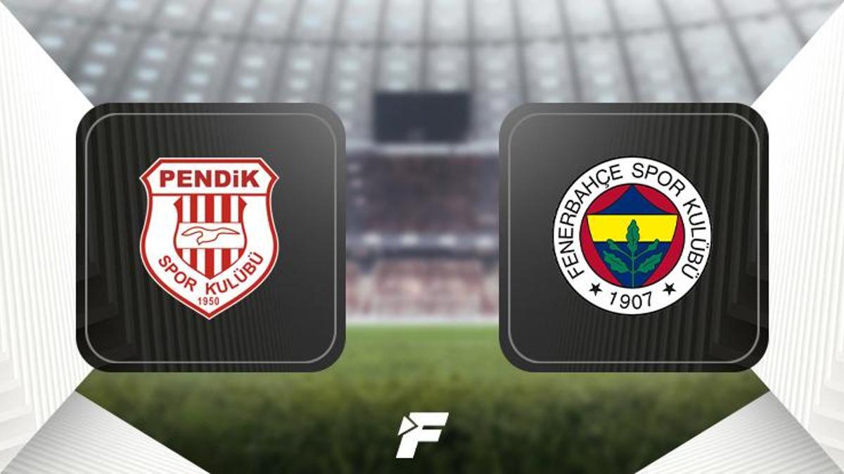 Pendikspor-Fenerbahçe maçı (CANLI)