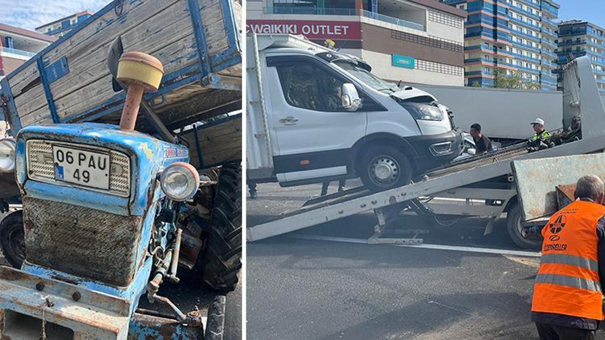 Polatlı'da traktör ile kamyonet çarpıştı... Bir kişi hayatını kaybetti