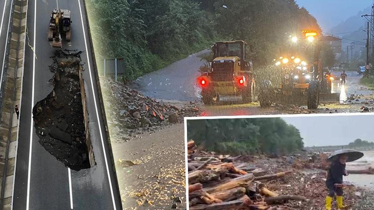 Rize, Artvin ve Trabzon'da şiddetli yağış! Meteoroloji'den bir uyarı daha