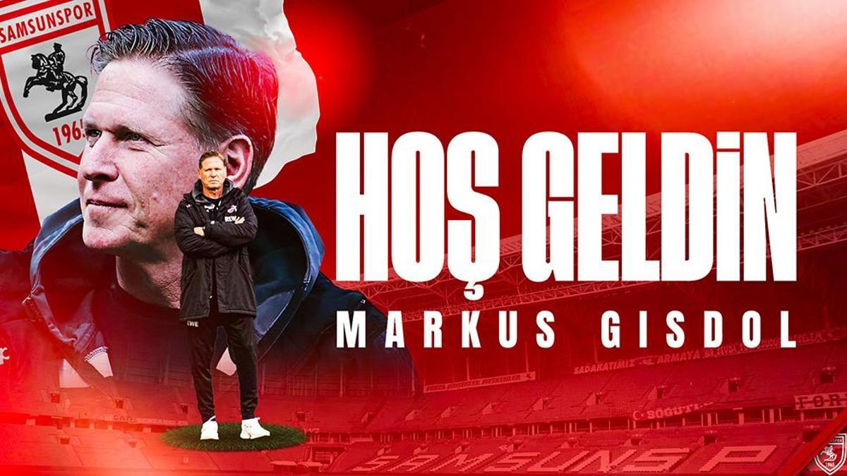 Samsunspor'da yeni teknik direktör Markus Gisdol oldu