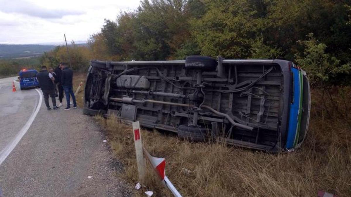 Şarköy'de feci kaza: 16 yaralı