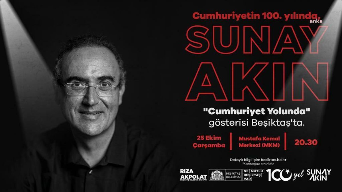 Sunay Akın, Beşiktaş'ta Cumhuriyet'in 100. yılına özel gösteri yapacak