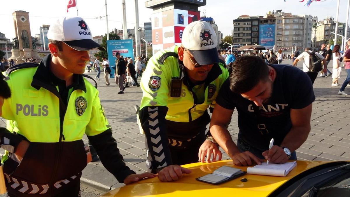 Taksicinin Taksim ile Karaköy arası için istediği ücret şaşırttı