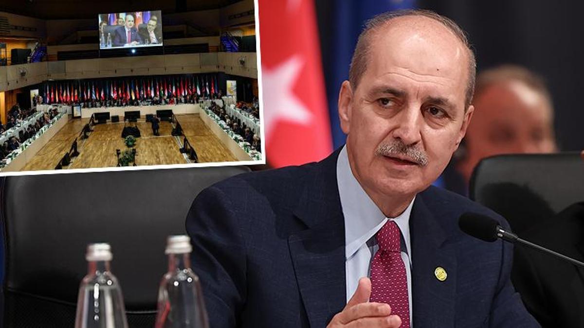 TBMM Başkanı Numan Kurtulmuş: Gazze’de yaşanan insani krizin önlenmesi insanlık meselesidir