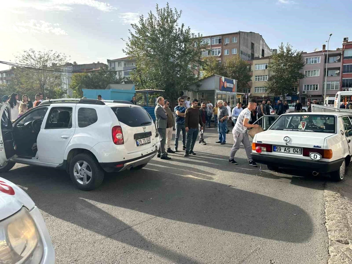 Tekirdağ'da Otomobil Çarpışması: 1 Yaralı