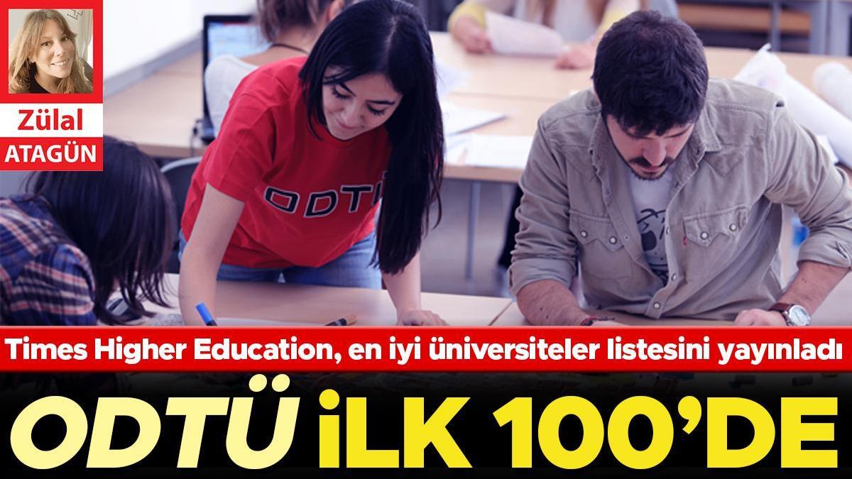 THE 2024 alan sıralamasında ODTÜ ilk 100’de