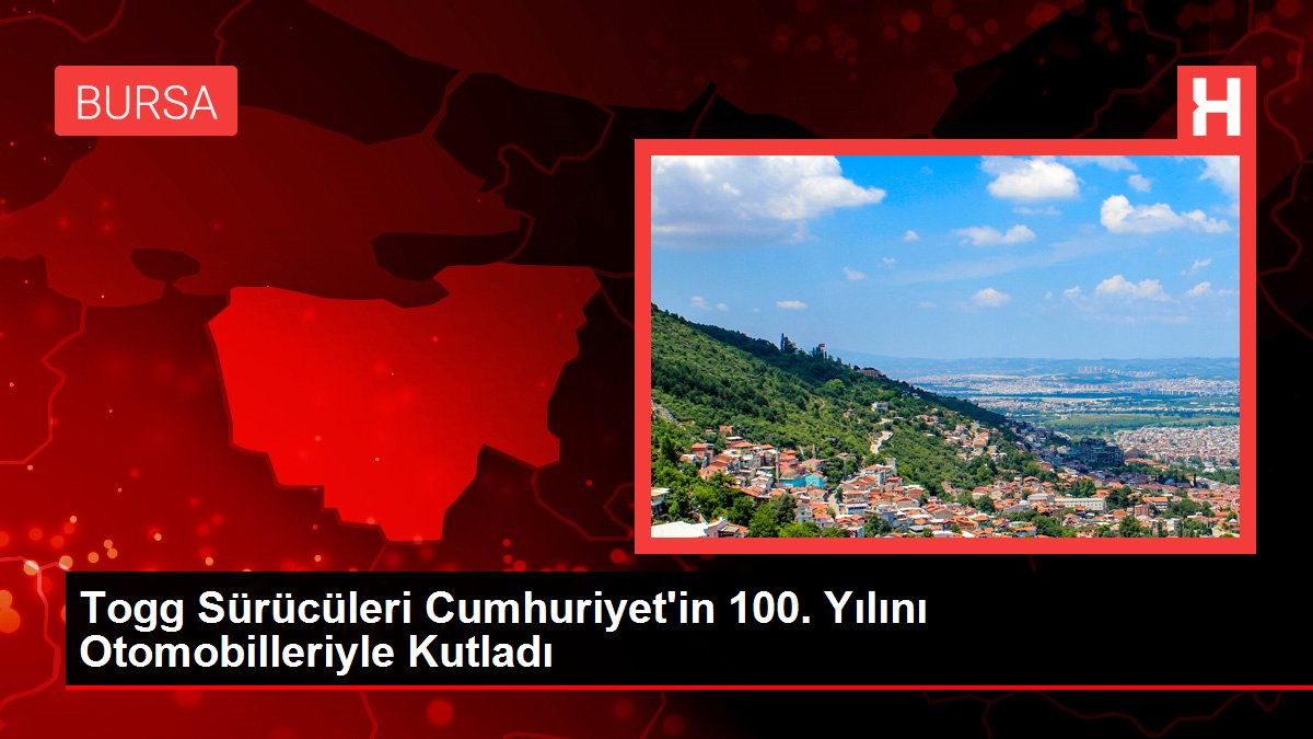 Togg Sürücüleri Cumhuriyet'in 100. Yılını Otomobilleriyle Kutladı