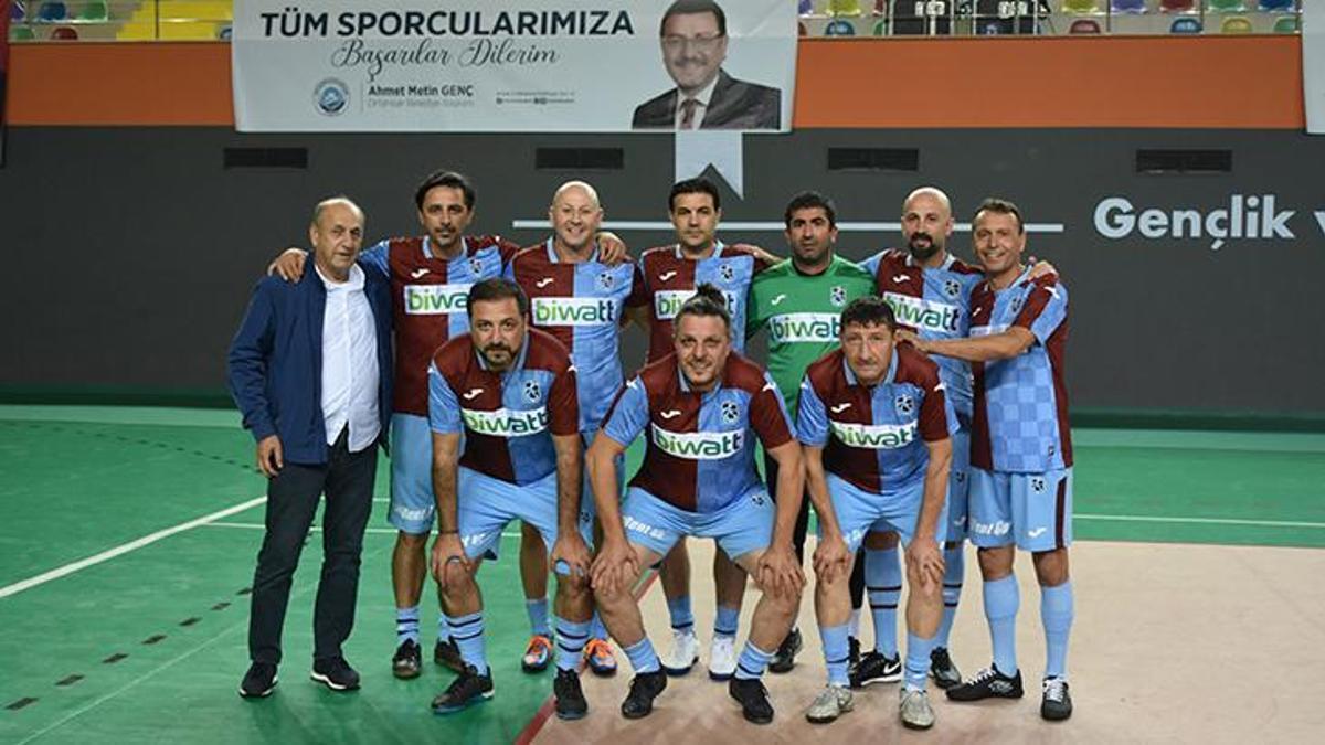 Trabzonspor'un efsaneleri turnuvada buluştu