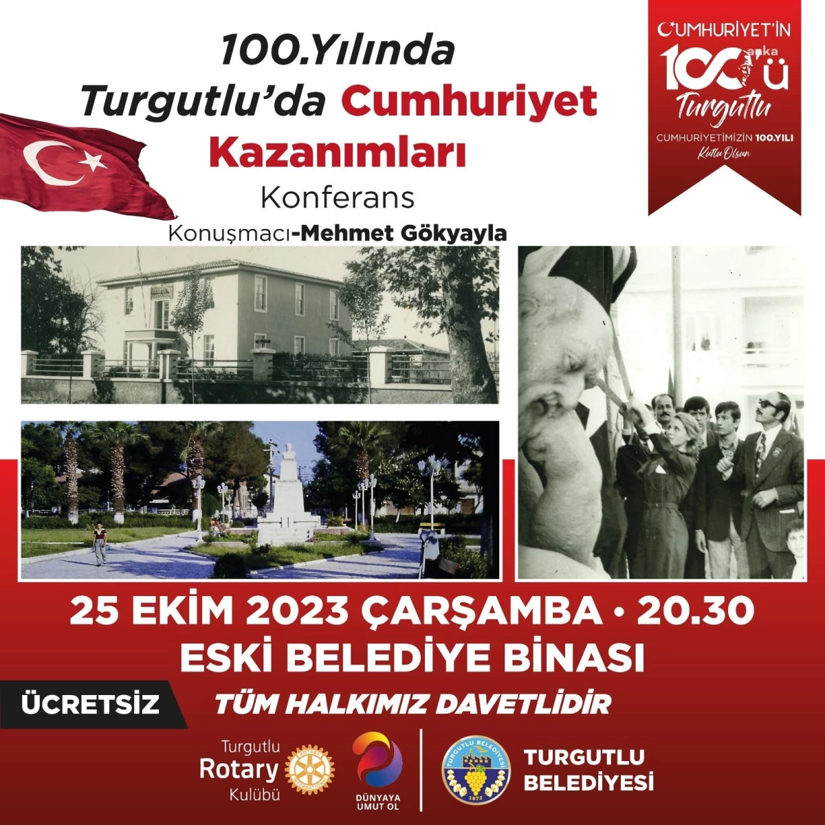 Turgutlu'da Cumhuriyet Kazanımları Konferansı