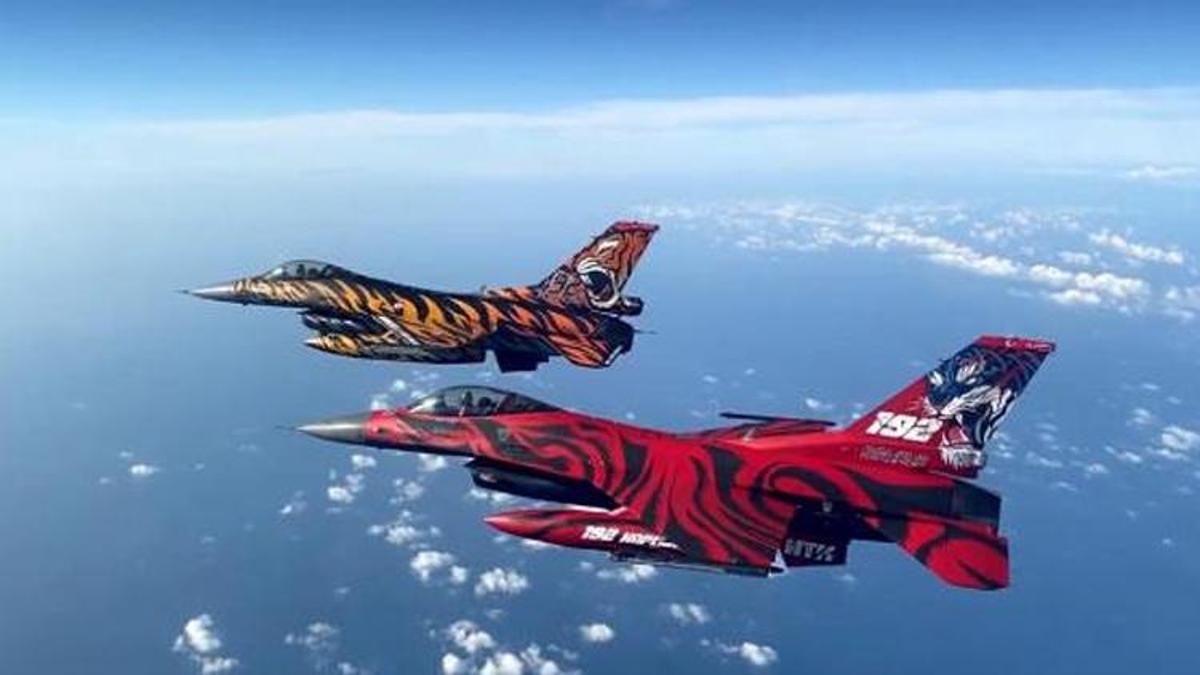 Türk Hava Kuvvetleri'nden 'NATO Tiger Meet Tatbikatı'nda 2 derece