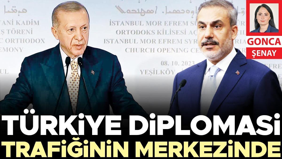 Türkiye diplomasi trafiğinin merkezinde