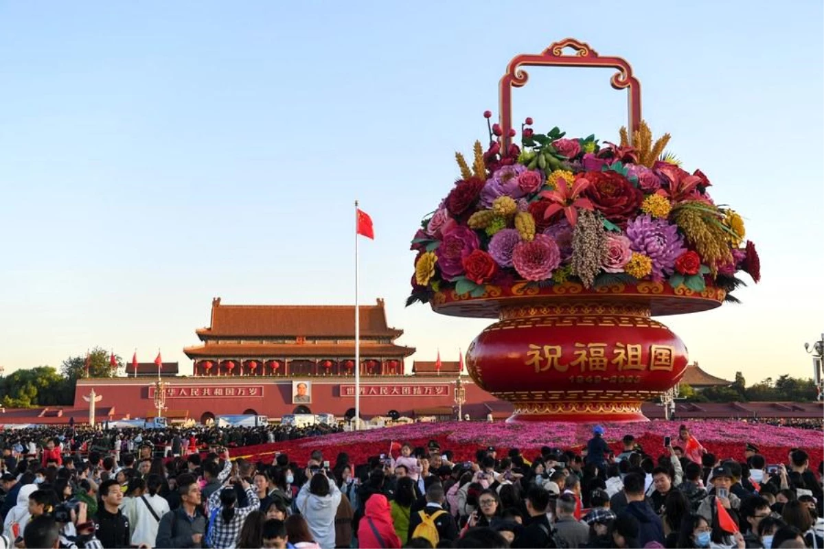 Ulusal Gün Tatiliyle Birlikte Beijing'deki Turizm Gelirleri Arttı