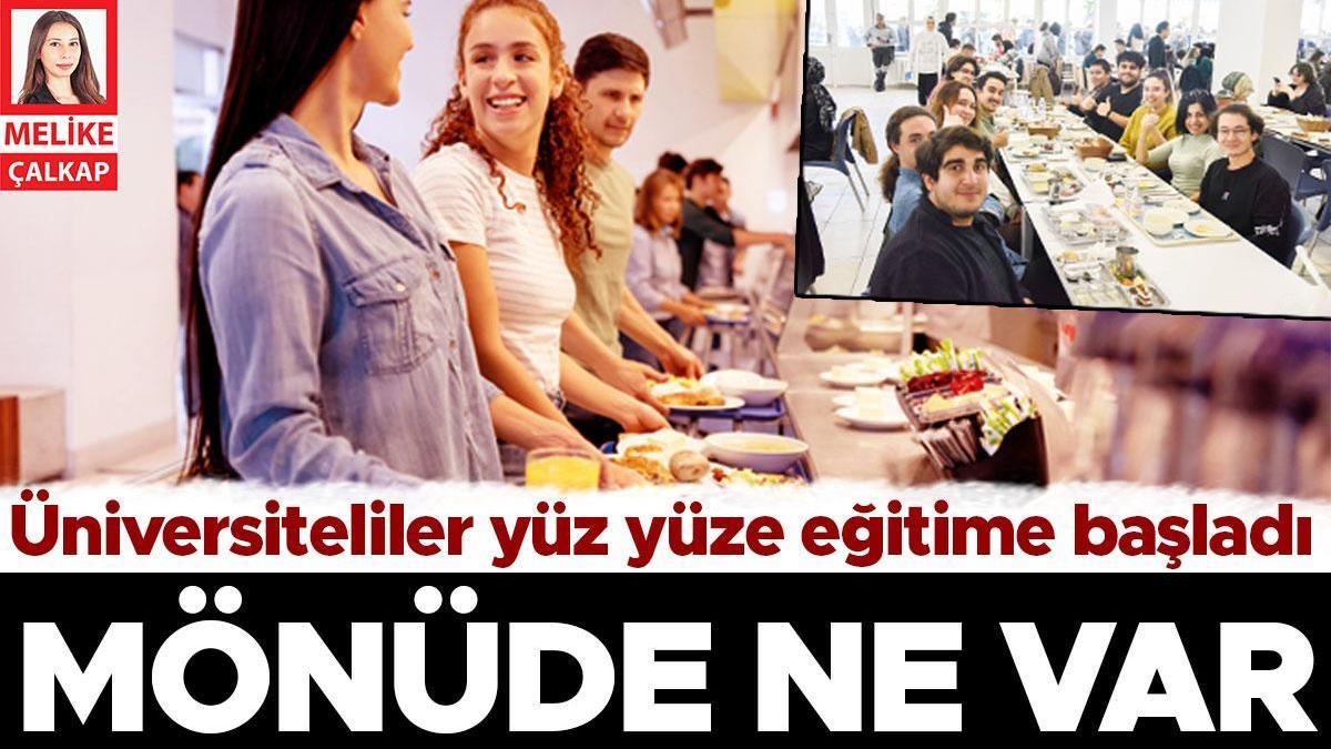 Üniversite yemekhaneleri... Mönüde ne var