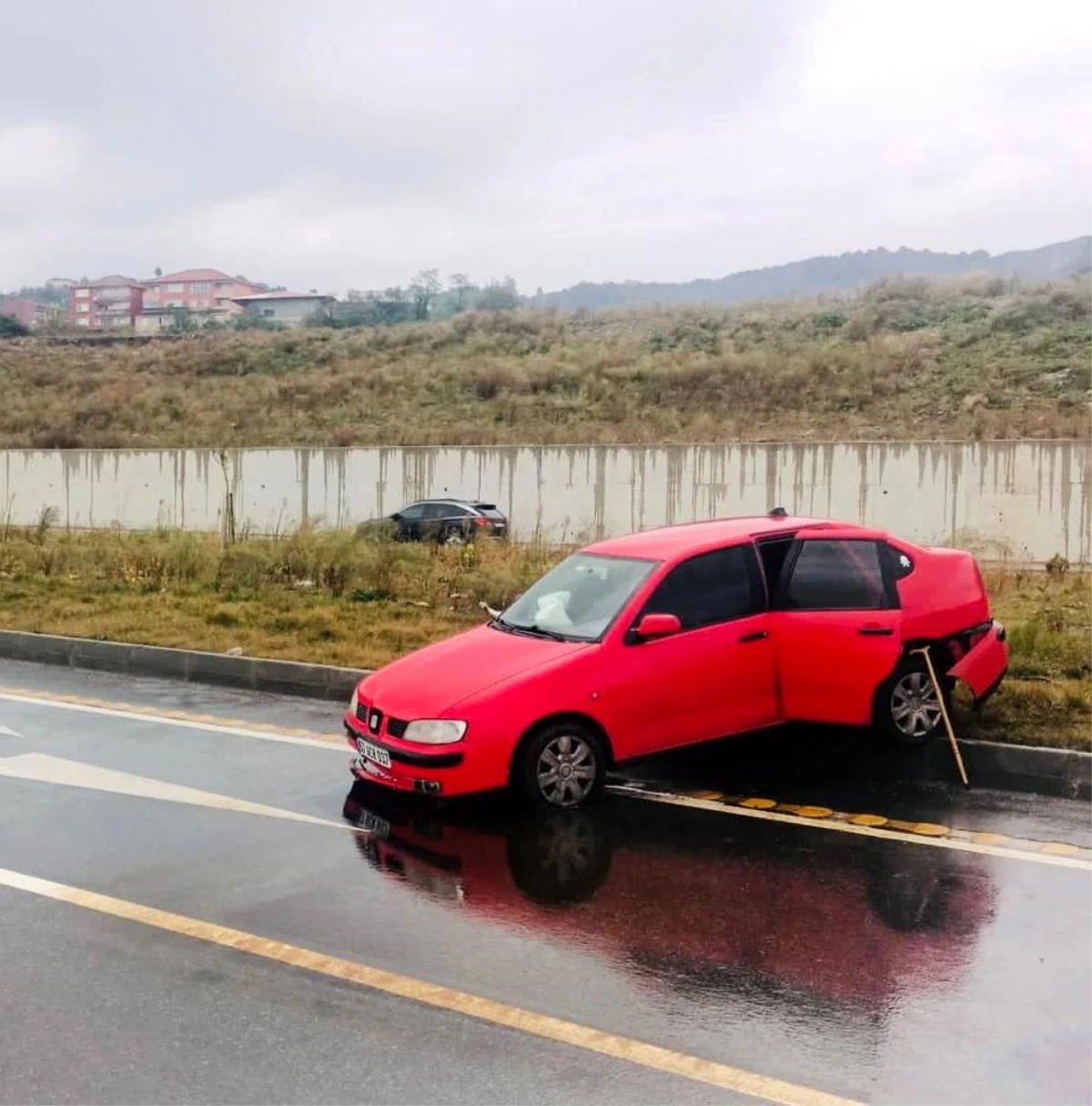 Zonguldak-Kilimli sahil yolunda kaza: 1 kişi yaralandı