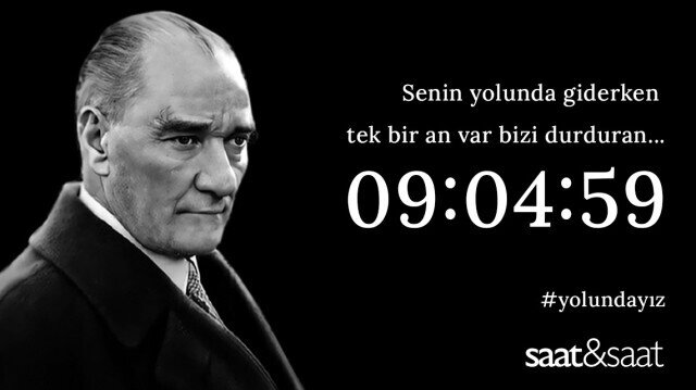 10 Kasım’da Saat&Saat’ten ‘Yolundayız’ mesajı | Aktüel Haberleri