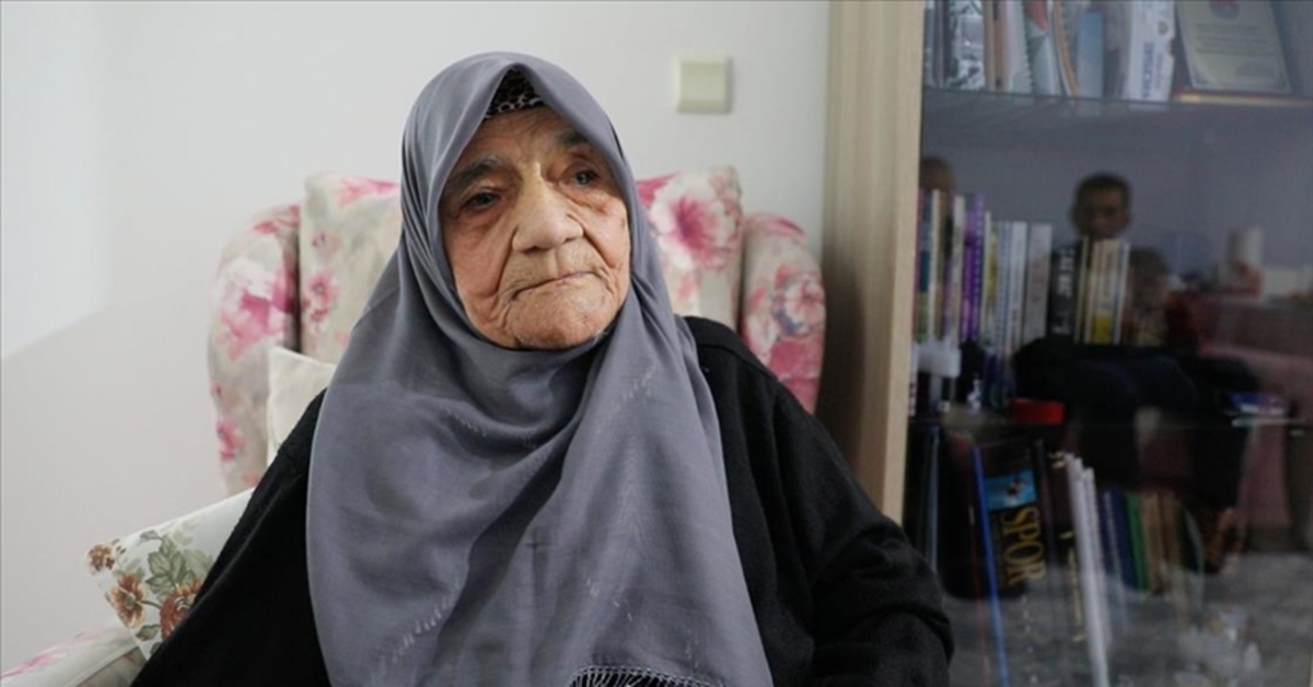 102 yaşındaki Fatma Bildirici uzun ömrünü neşesine borçlu