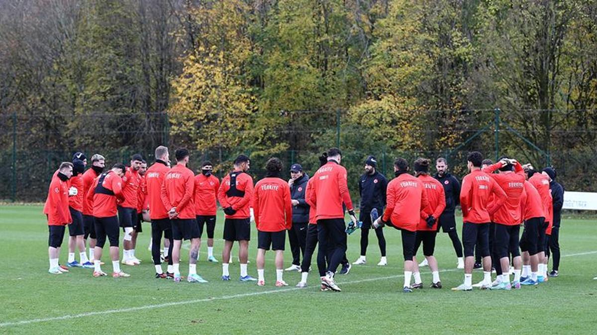 A Milli Futbol Takımı, Cardiff'teki ilk çalışmasını yaptı