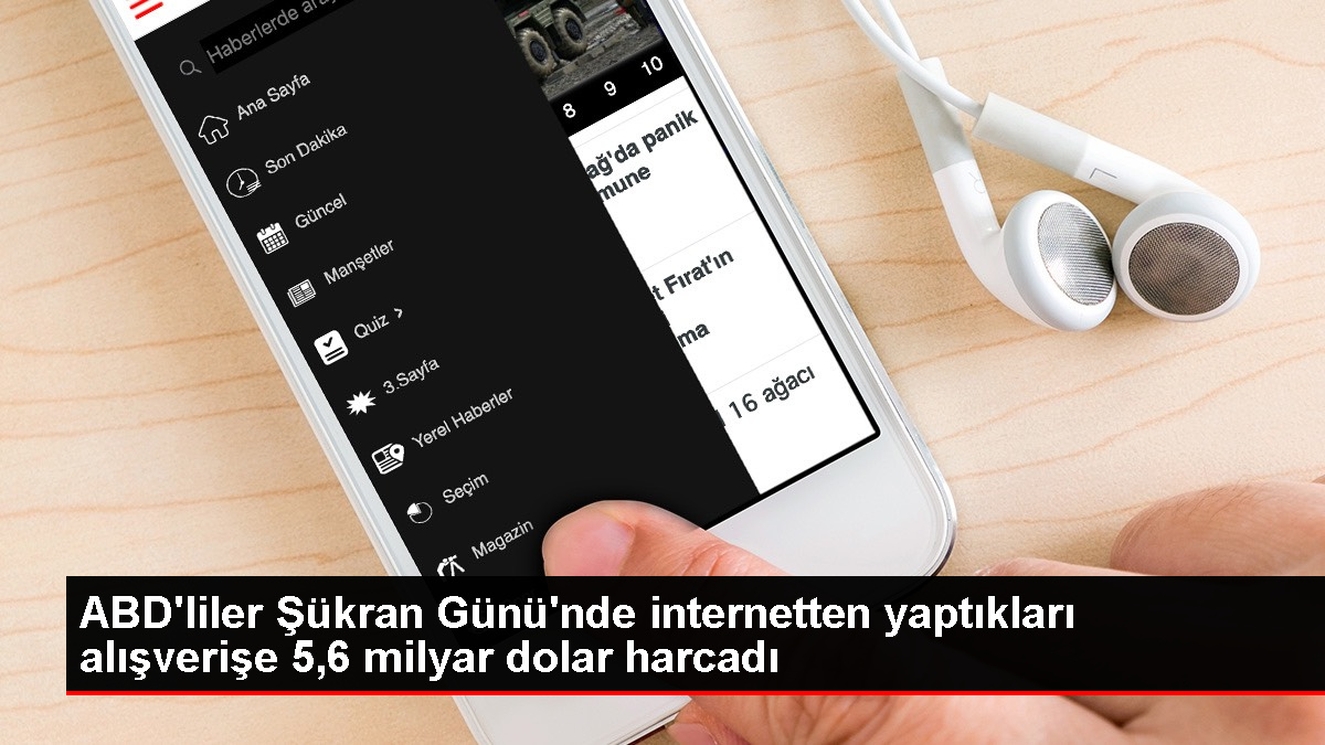 ABD'de Şükran Günü'nde Çevrim İçi Harcamalar Arttı