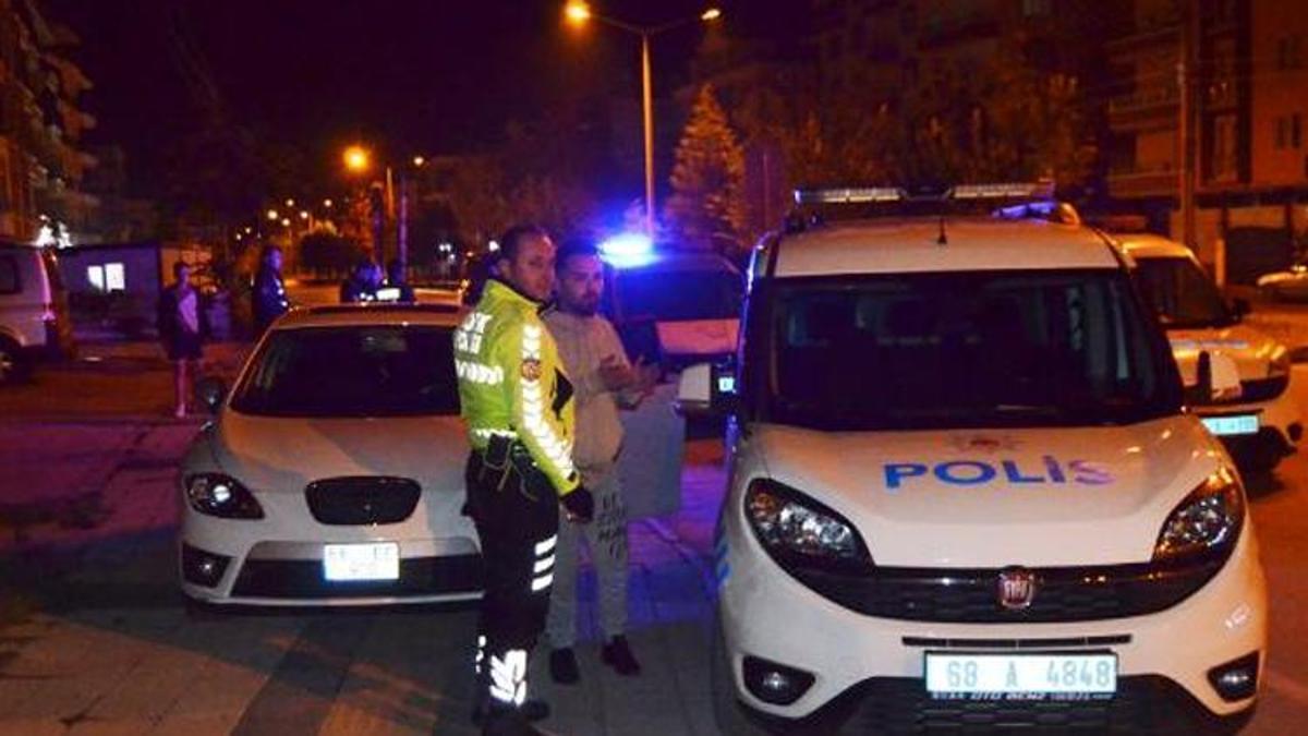 Aksaray'da polisin 'dur' ihtarına uymayan sürücü takiple yakalandı