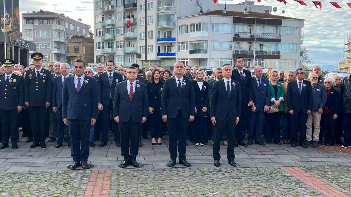 Atatürk'ün ölümünün 85. yılı Sinop'ta anıldı