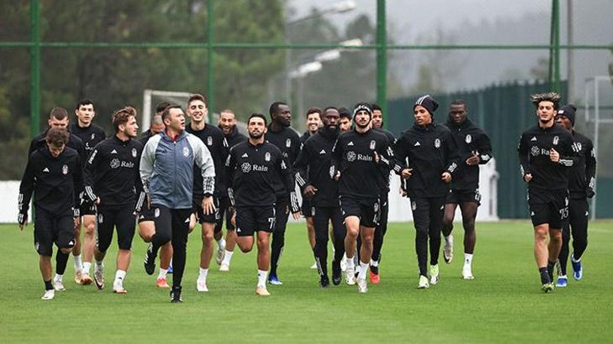 Beşiktaş'ta neşeli idman