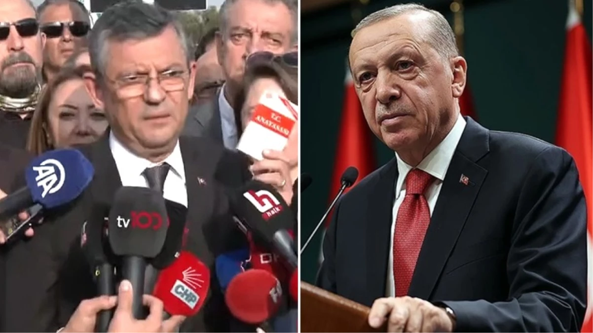 CHP lideri Özel'den AYM önünde çok sert sözler: Erdoğan sen bir darbecisin, bu bir darbe girişimidir