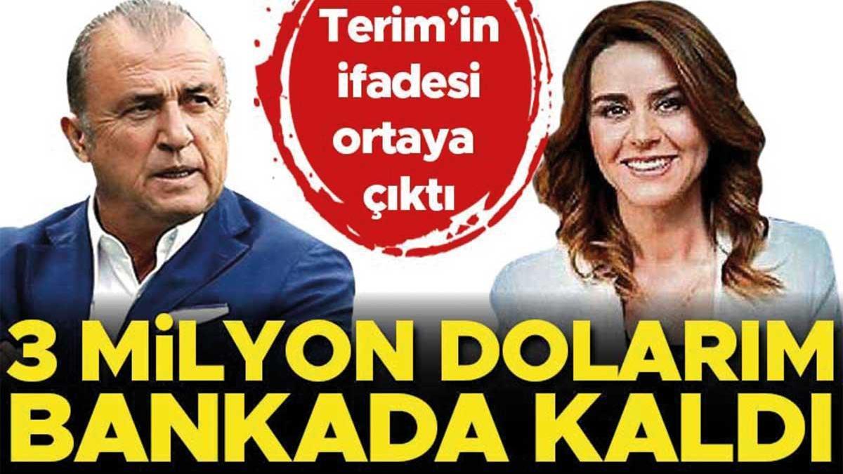 Fatih Terim’in ifadesi ortaya çıktı: Seçil’e fon için para vermedim