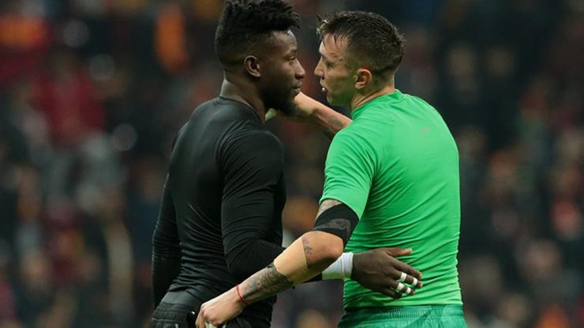 Galatasaray'da Muslera'dan Manchester United'ın kalecisi Onana'ya teselli!