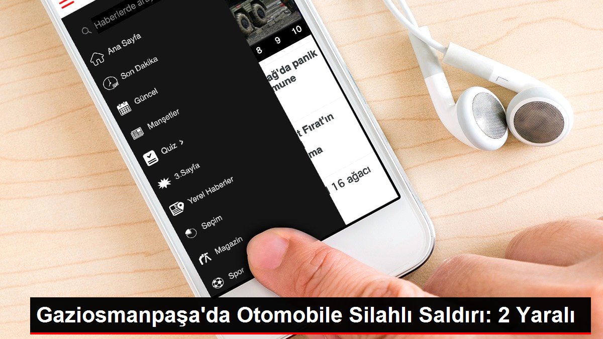 Gaziosmanpaşa'da Otomobile Silahlı Saldırı: 2 Yaralı