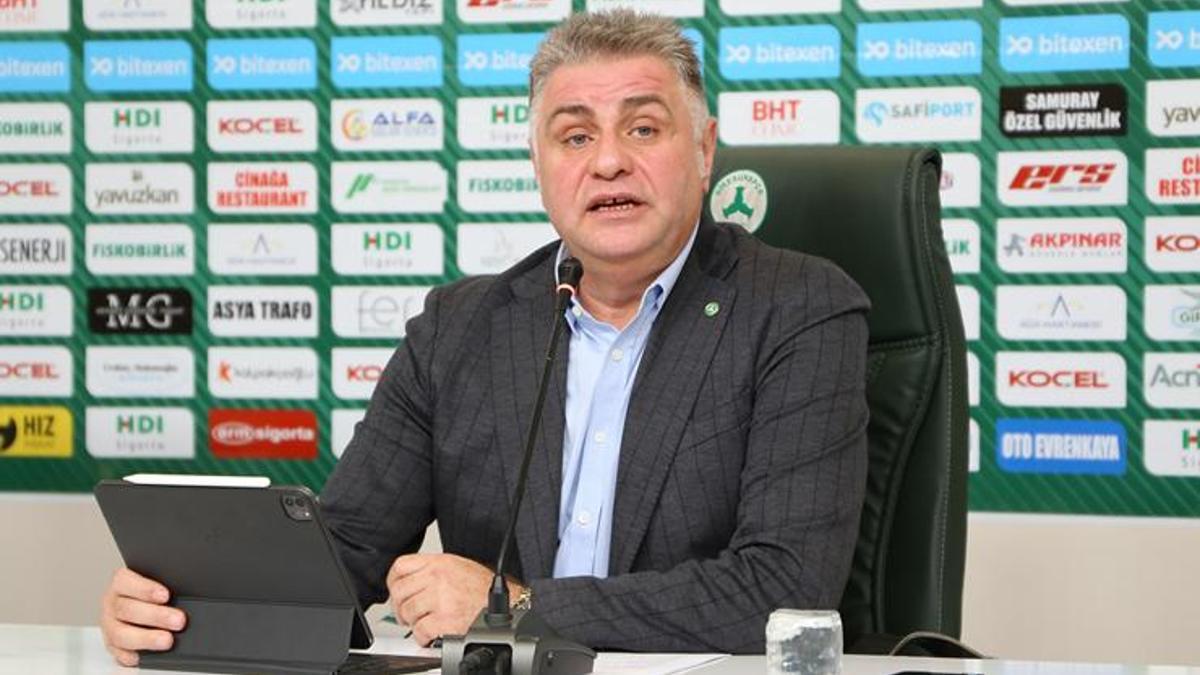 Giresunspor Başkanı Yamak'tan itiraf: Kulübümüz batık durumda