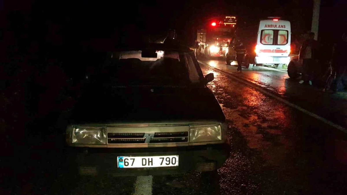 Karabük'te arızalanan otomobilin sürücüsü ağır yaralandı