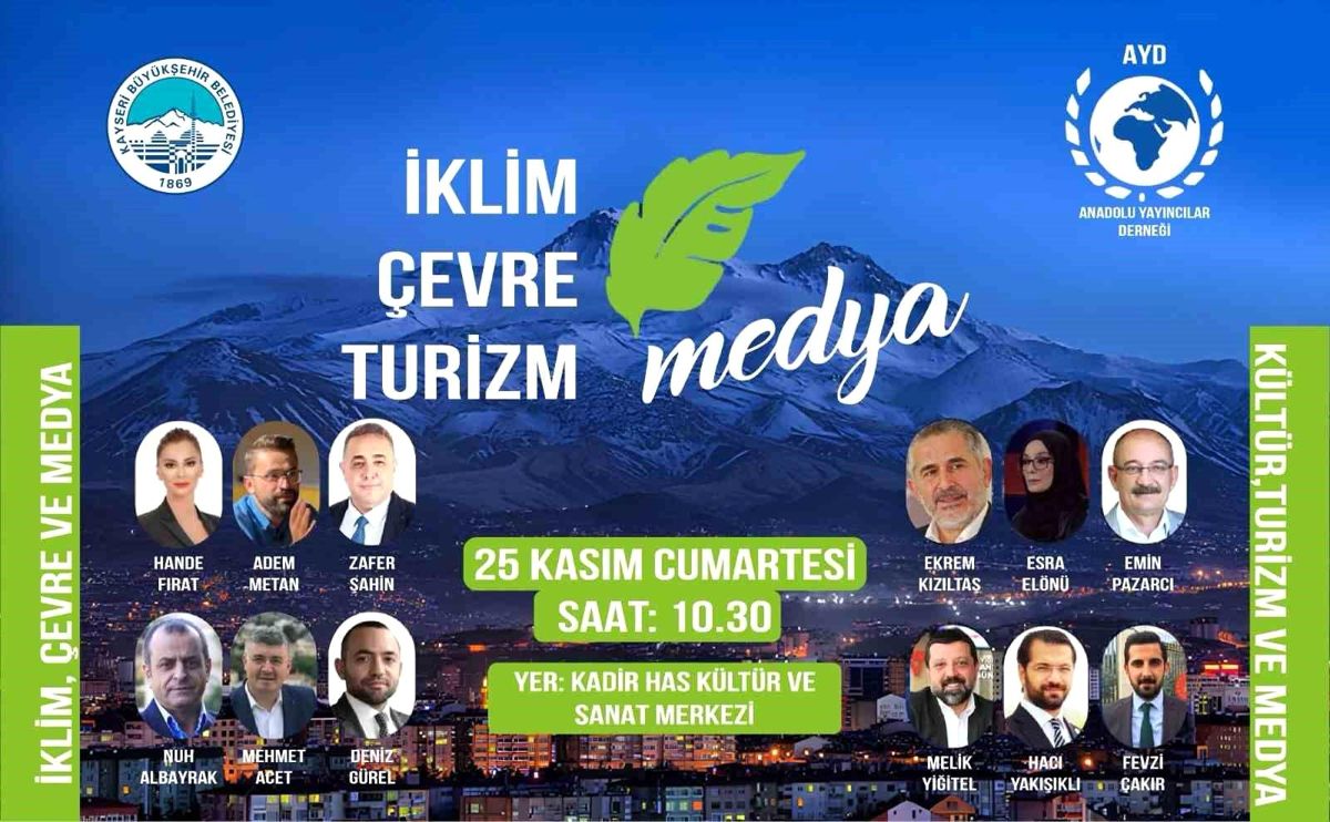 Kayseri Büyükşehir Belediyesi İklim, Çevre ve Turizm Medya Konferansı