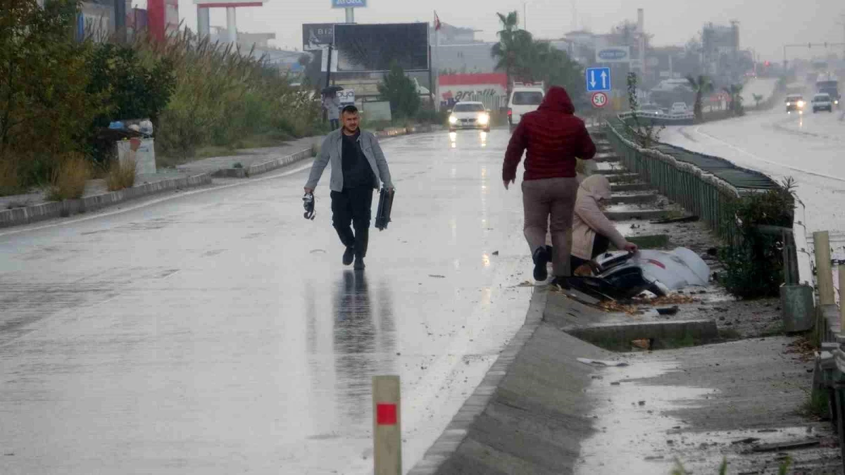 Manavgat'ta Aşırı Hızlı Otomobil Kazası