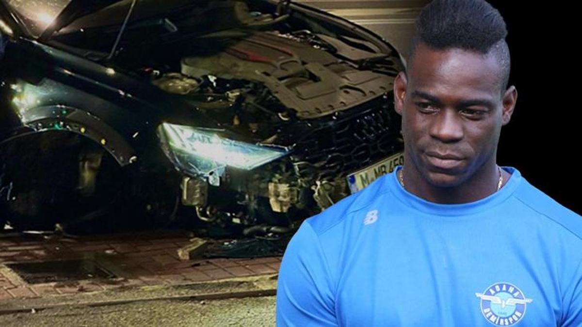 Mario Balotelli'den kaza sonrası ilk açıklama! 'Bir arabayı parçaladım'