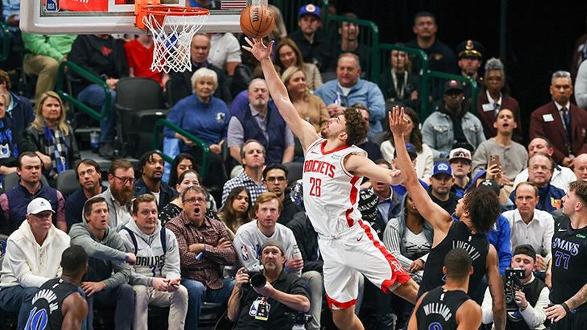 NBA'de Alperen Şengün fırtınası! Dallas potasına tam 30 sayı