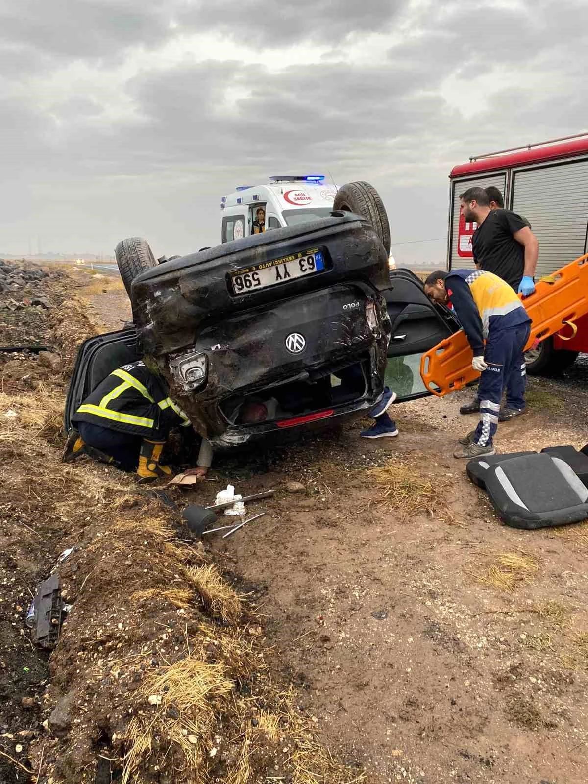 Şanlıurfa'da Otomobil Takla Attı: 2 Yaralı