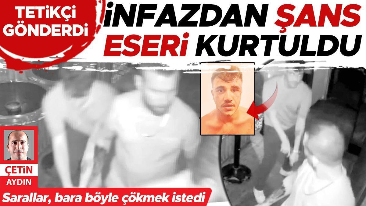 Sarallar bara çökmek istedi tetikçi gönderdi, infazdan şans eseri kurtuldu