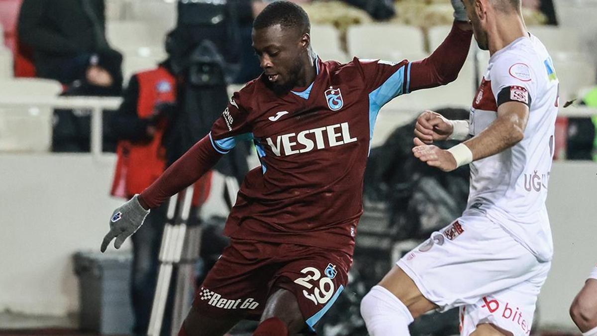 Sivasspor beraberliği sonrası Trabzonspor'da Nicolas Pepe: Güçlü bir takım karakteri gösterdik