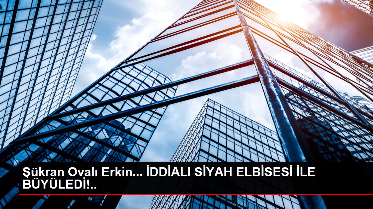 Şükran Ovalı Erkin... İDDİALI SİYAH ELBİSESİ İLE BÜYÜLEDİ!..