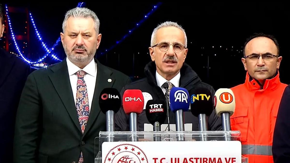 Ulaştırma Bakanı Uraloğlu, FSM'deki bakım çalışmalarını inceledi